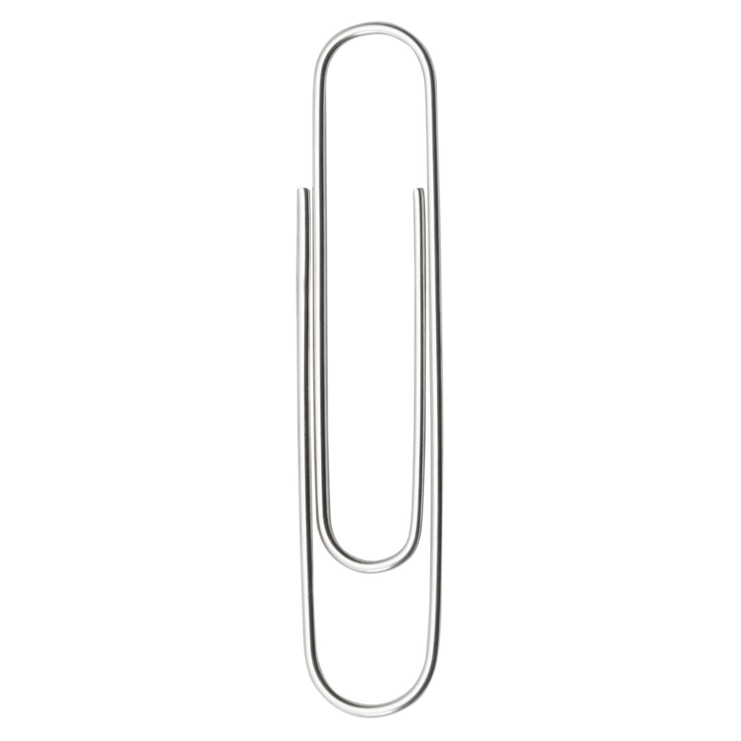 ACCO Premium Jumbo Paper Clips 1.75 Inch - Smooth Finish Non-Rusting Metal Clips - 100 Clips per Box, 10 Boxes (1000 Clips Total) - Ideal for Office, School, and Home Document Organization