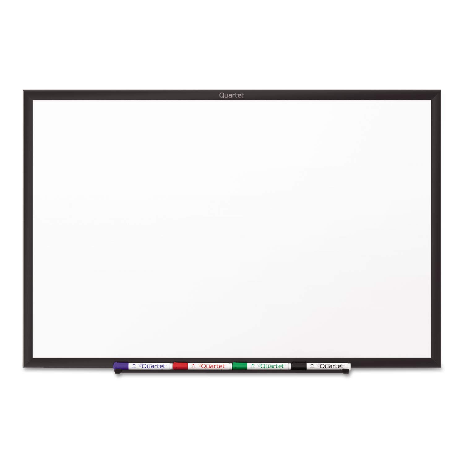 Quartet S537B Classic Series Melamine Dry Erase Board 72x48 Inches - White Surface with Black Frame | Perfect for Office Meetings, Classroom Teaching & Home Organization
