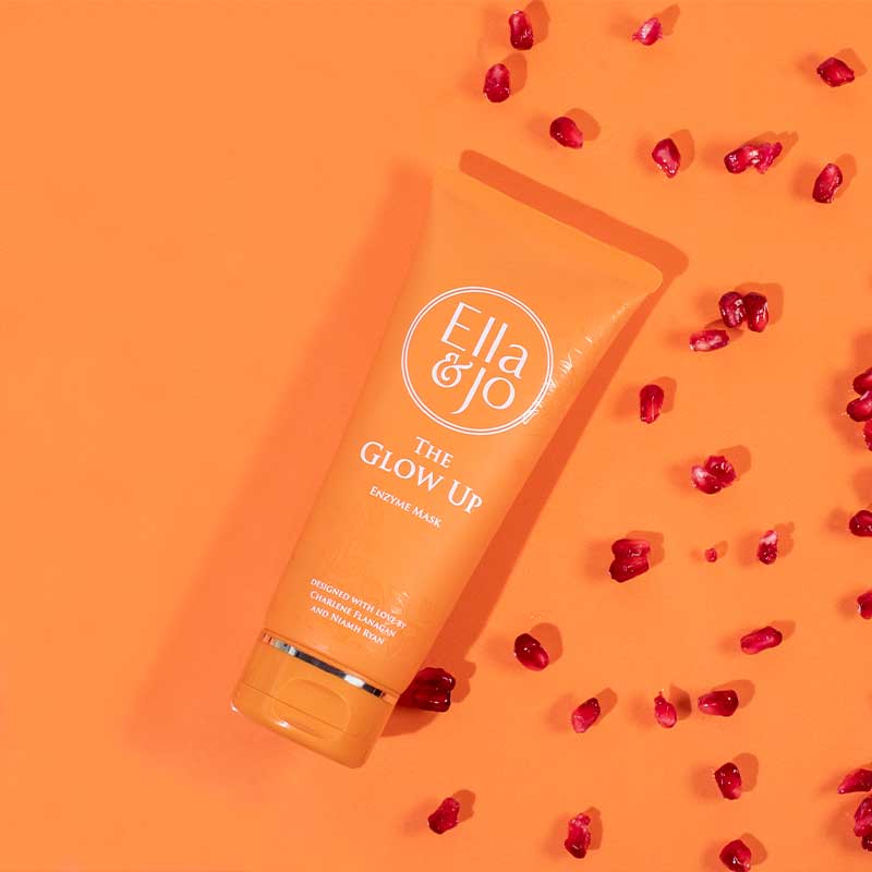 Ella & Jo The Glow Up Enzyme Mask - Brightening & Exfoliating Facial Treatment for Glowing Skin | Perfect for Nighttime Skincare Routine & Spa Days