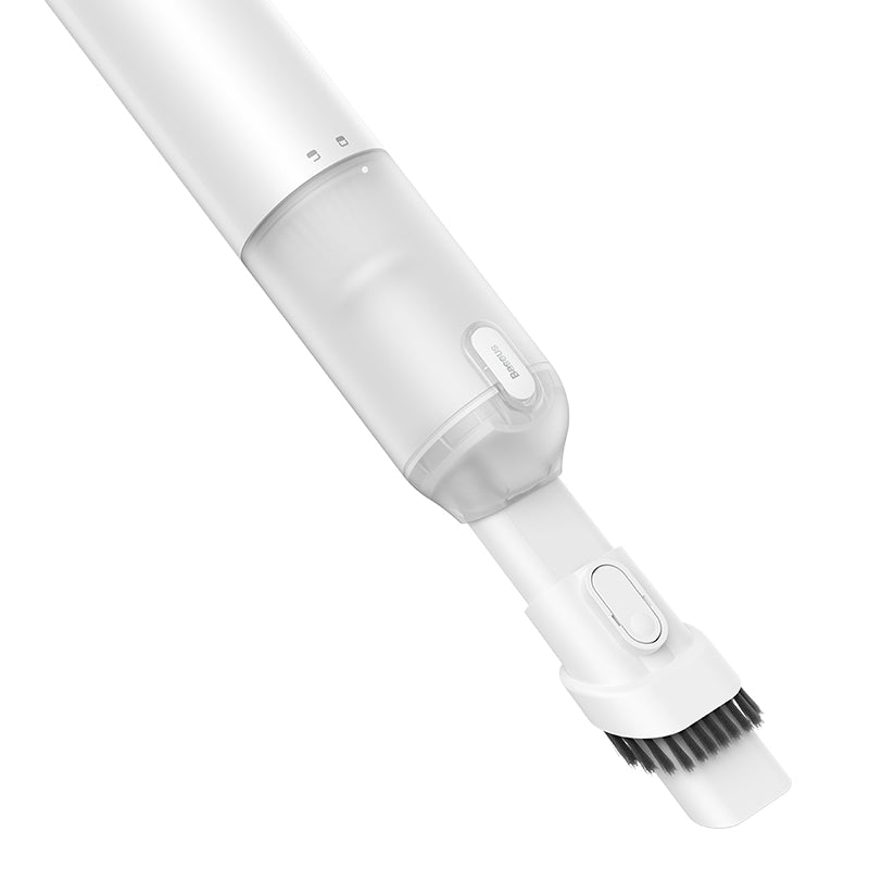 Baseus A3 Lite White Cordless Car Vacuum Cleaner - Powerful Portable Handheld Vacuum for Car, Home & Office Cleaning