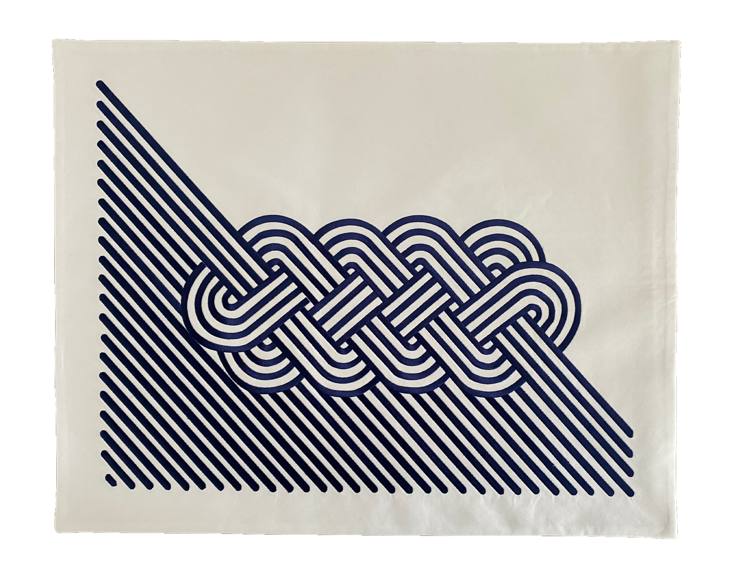 Beautiful Celtic Knot Challah Cover for Shabbat & Jewish Holidays - Handmade Bread Cloth for Traditional Ceremonies