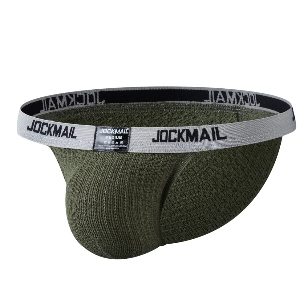 JOCKMAIL Low Rise Men's Briefs - Athletic Support Underwear with Rainbow Colors for Gym, Running & Sports | Comfortable Boxer Briefs for Active Men
