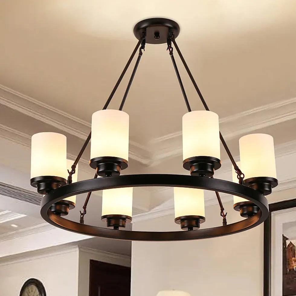 Modern Black Glass Pendant Light with Multi-Light Design - Perfect for Kitchen Island, Dining Room, and Living Room Lighting