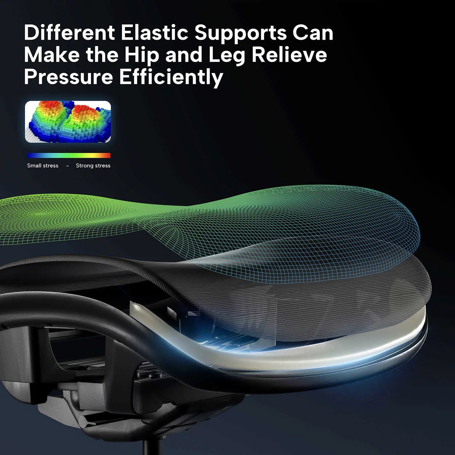 Typhon Hybrid Ergonomic Gaming Chair - Adjustable Lumbar Support & Headrest for PC, Office & Console Gaming - Comfortable Racing Style Chair for Long Hours of Work or Play