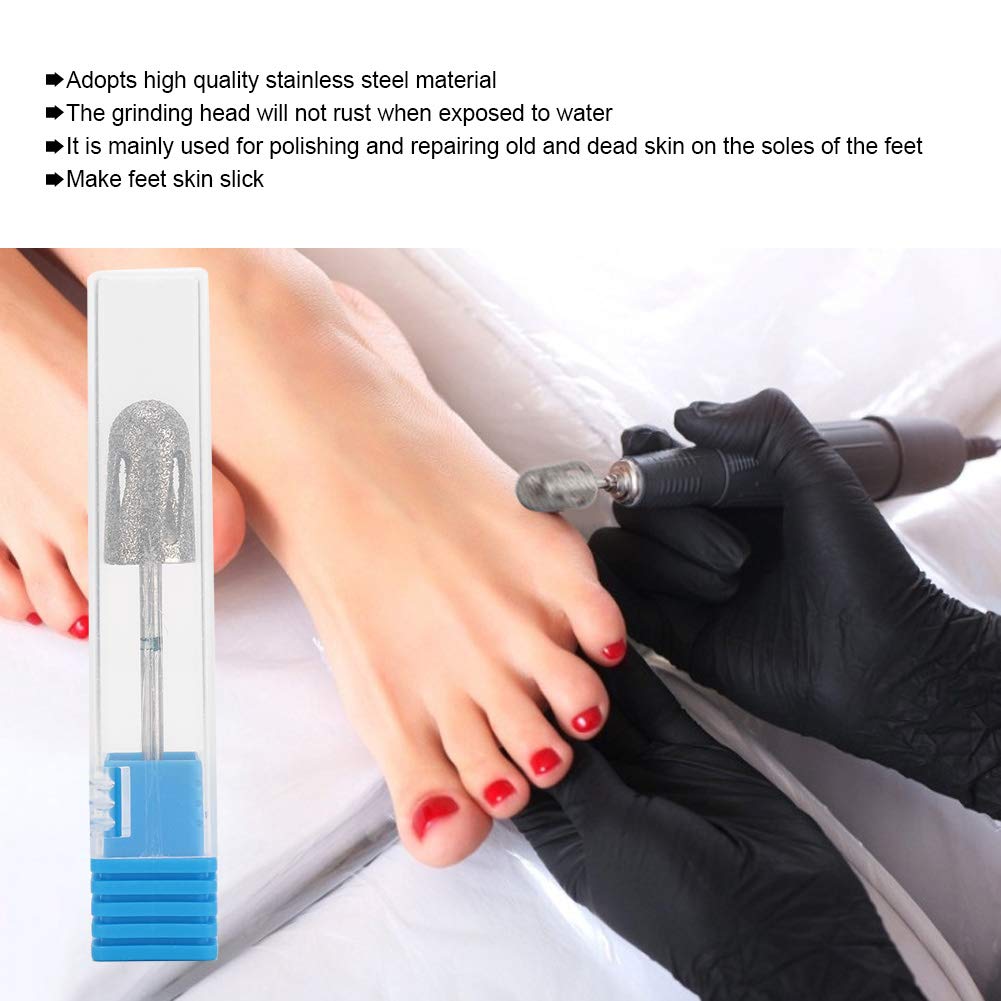 Professional Pedicure Drill Bits Set - Foot Nail Drill Bits & Callus Remover Tools for Manicure & Pedicure - Perfect for Salon, Home Spa & DIY Nail Care - Remove Dead Skin, Calluses & Smooth Rough Feet