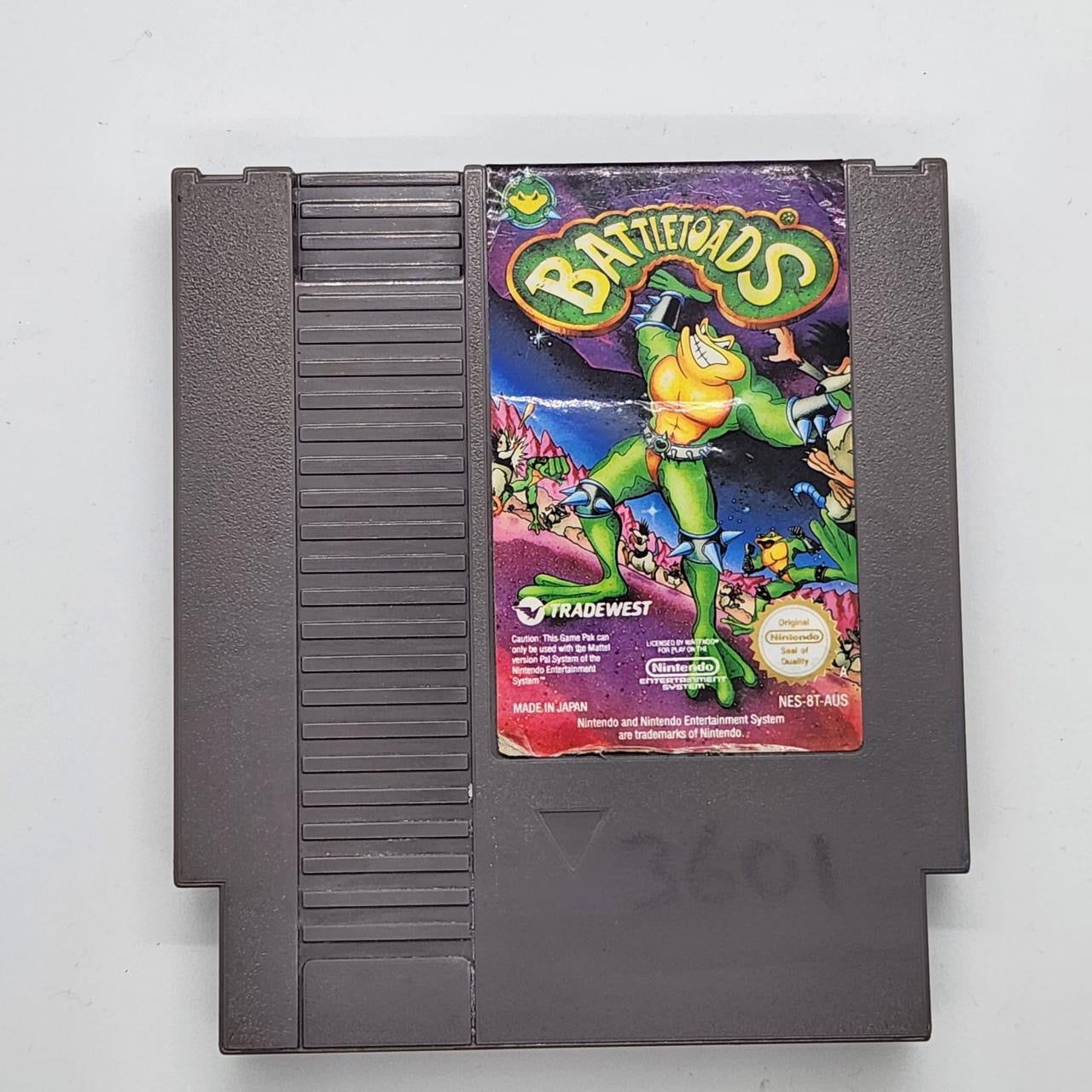 Battletoads NES Game for Nintendo Entertainment System - Classic Retro Gaming Experience - Perfect for Collectors and Nostalgic Gamers