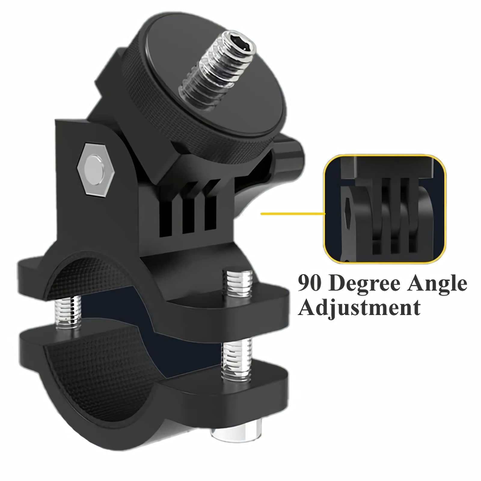 Higoo Universal Phone Mount Holder - Adjustable Scope & Camera Adapter for Bikes, Motorcycles, Guns - Durable Handlebar Phone Mount for Outdoor Sports, Hunting, Cycling & Action Photography