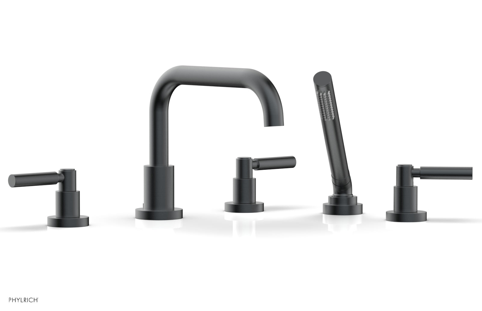 Premium Deck Tub Set with Hand Shower & Lever Handles - D2132D1 | Outdoor Bathing Solution for Patio, Garden & Poolside Relaxation