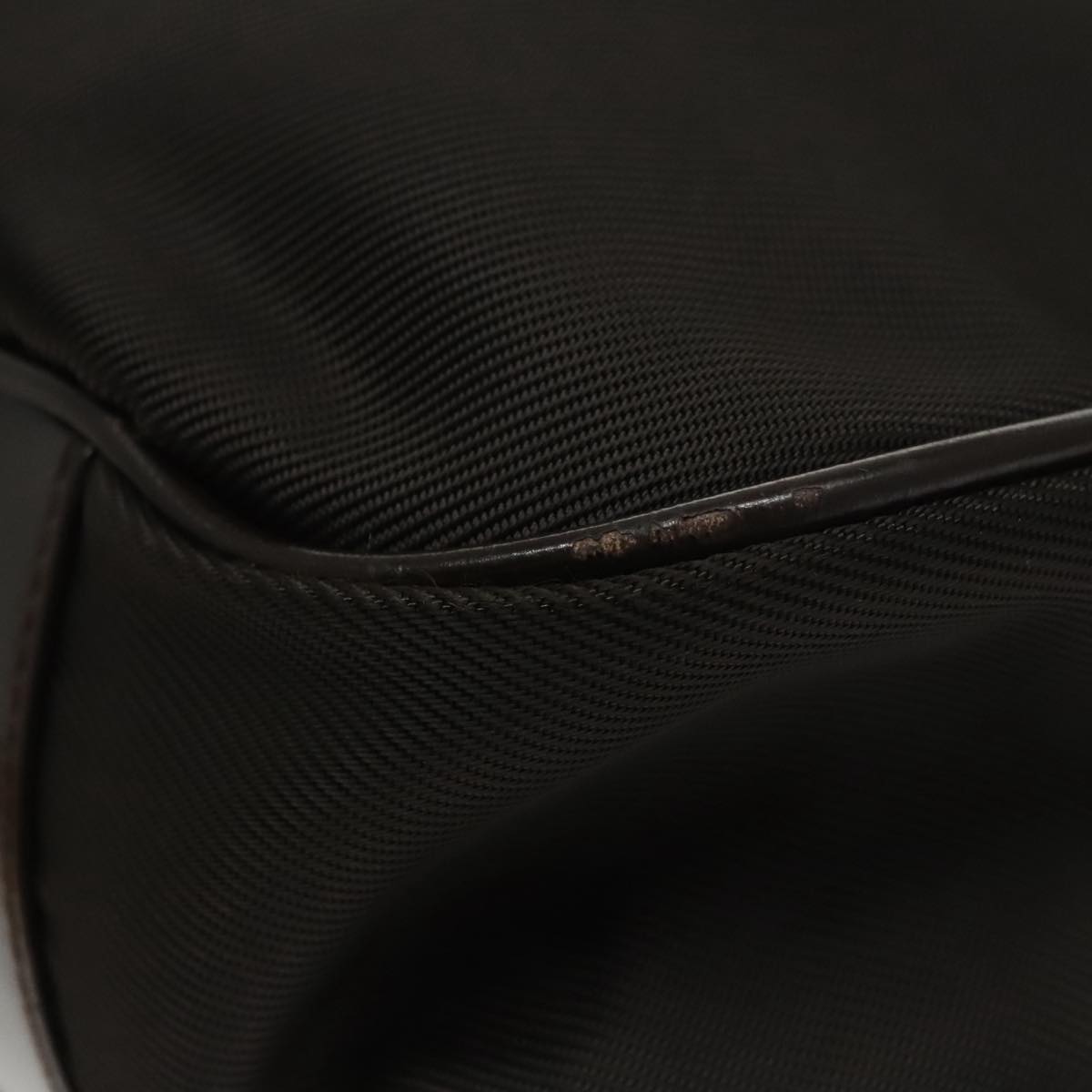 Eco-Friendly Bamboo Shopper Tote Bag - Black Nylon Reusable Grocery Bag for Shopping, Beach & Daily Use