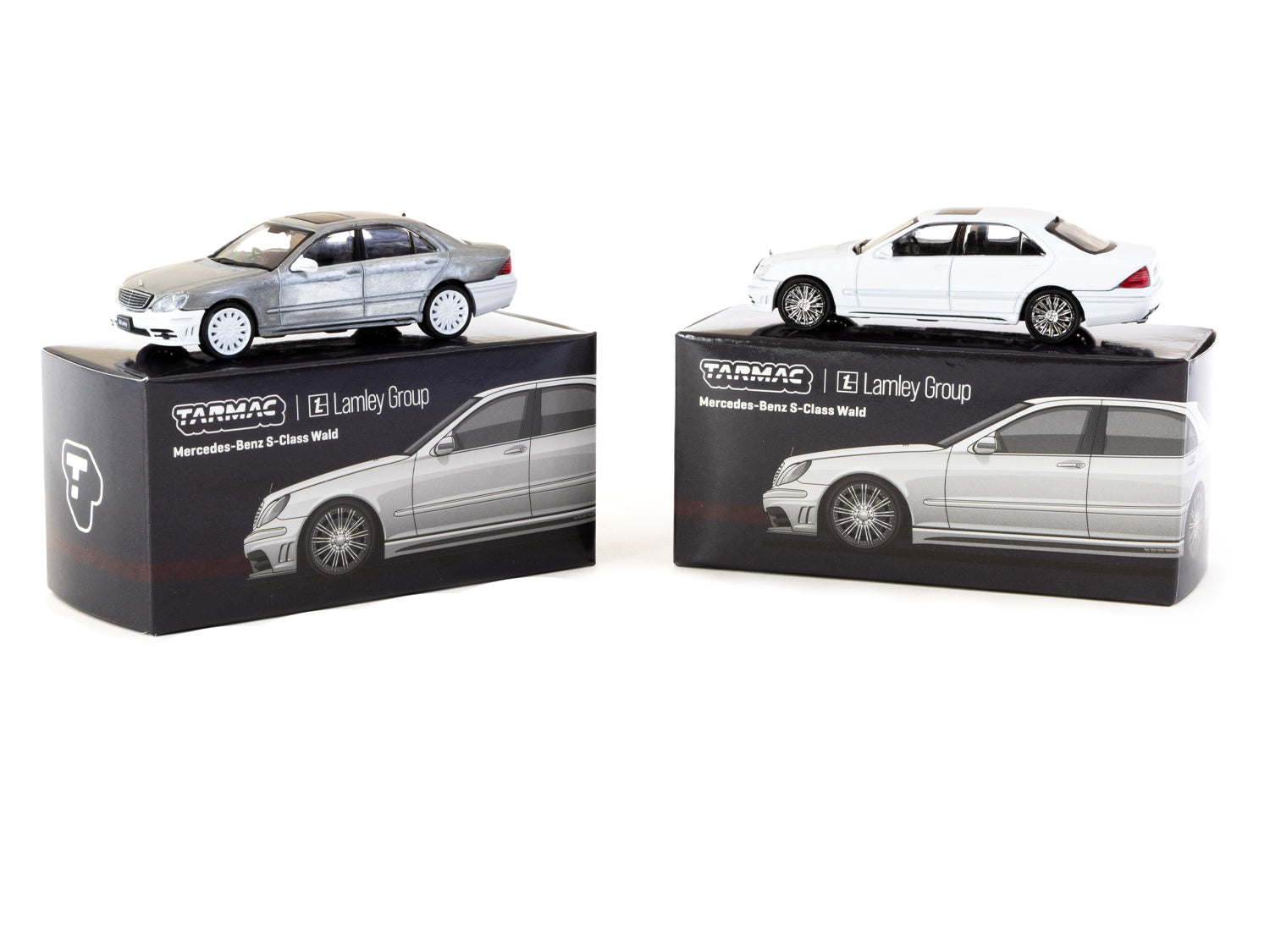Tarmac Works 1/64 Mercedes Benz S Class Wald Alabaster White Lamley Special Edition Diecast Model Car - Perfect for Collectors & Display | GLOBAL64