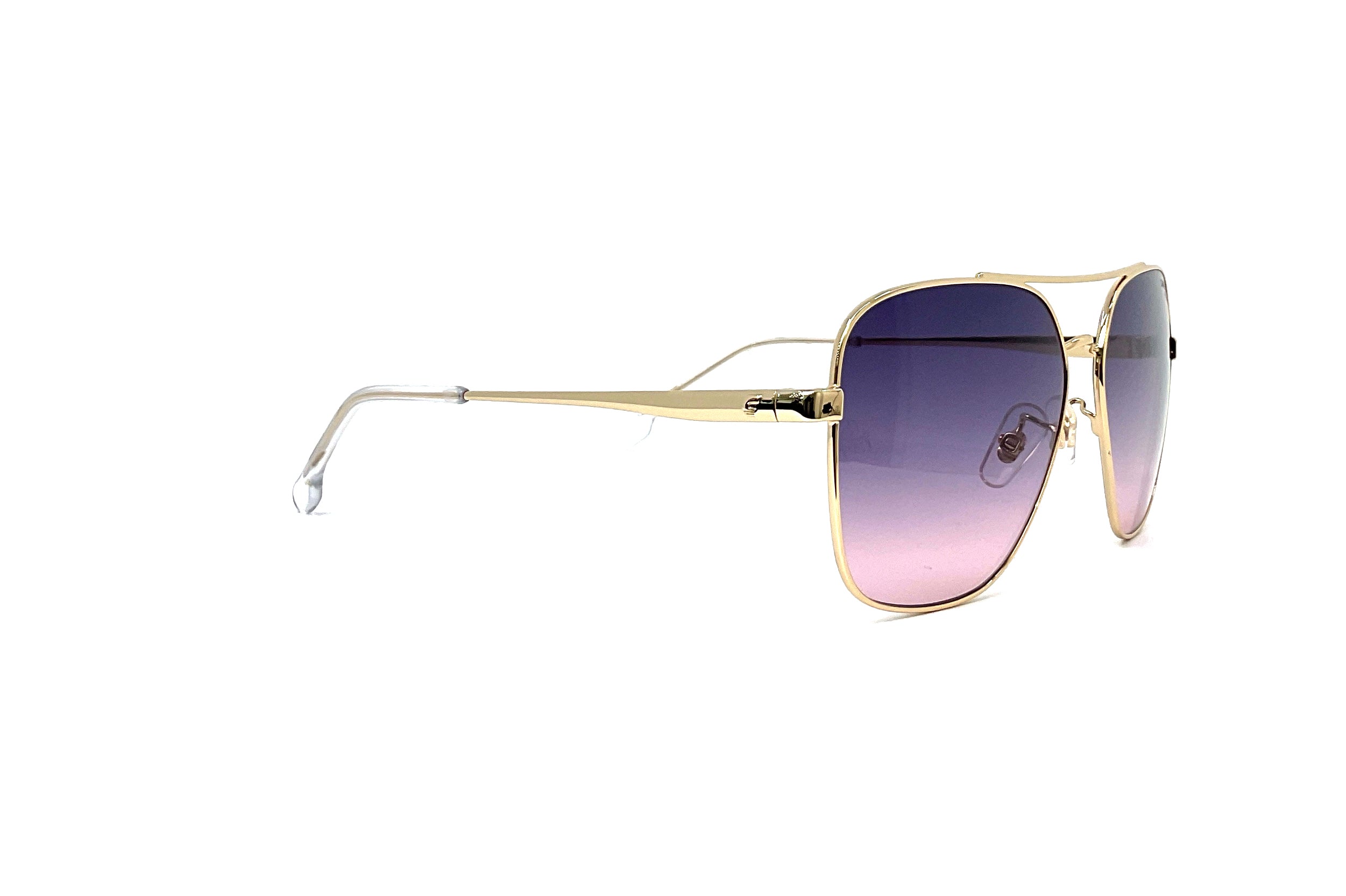 Carrera 3019/S Gold Crystal Sunglasses - Polarized UV Protection Aviator Glasses for Men & Women - Perfect for Driving, Travel, and Outdoor Activities