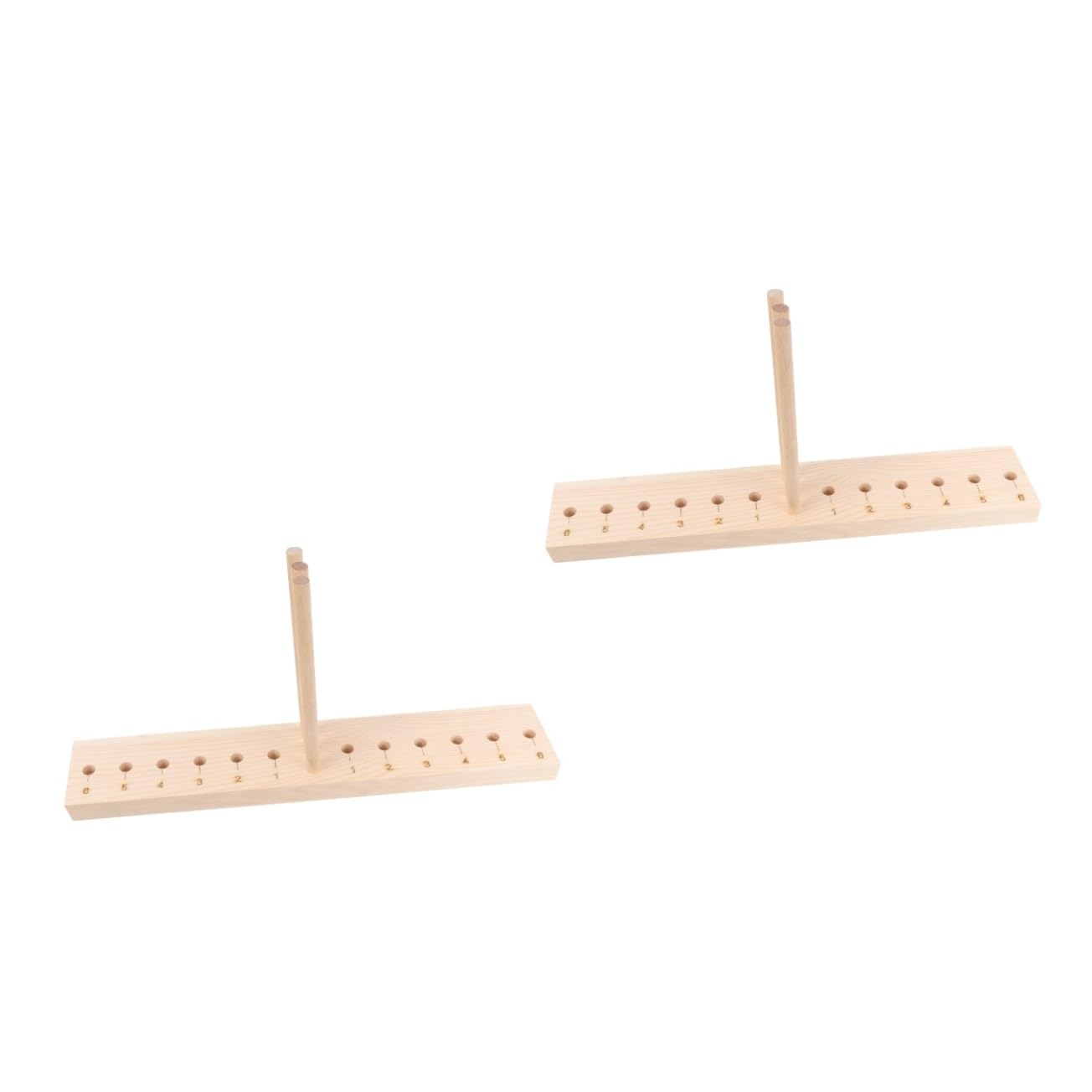 Operitacx 2-Piece Wooden Bow Maker Tool Set - DIY Metal Drumsticks for Crafting Christmas Bows, Ribbon Corsages, Wreaths & Wrist Flowers - Perfect for Holiday Decorations, Gift Wrapping & Floral Arrangements