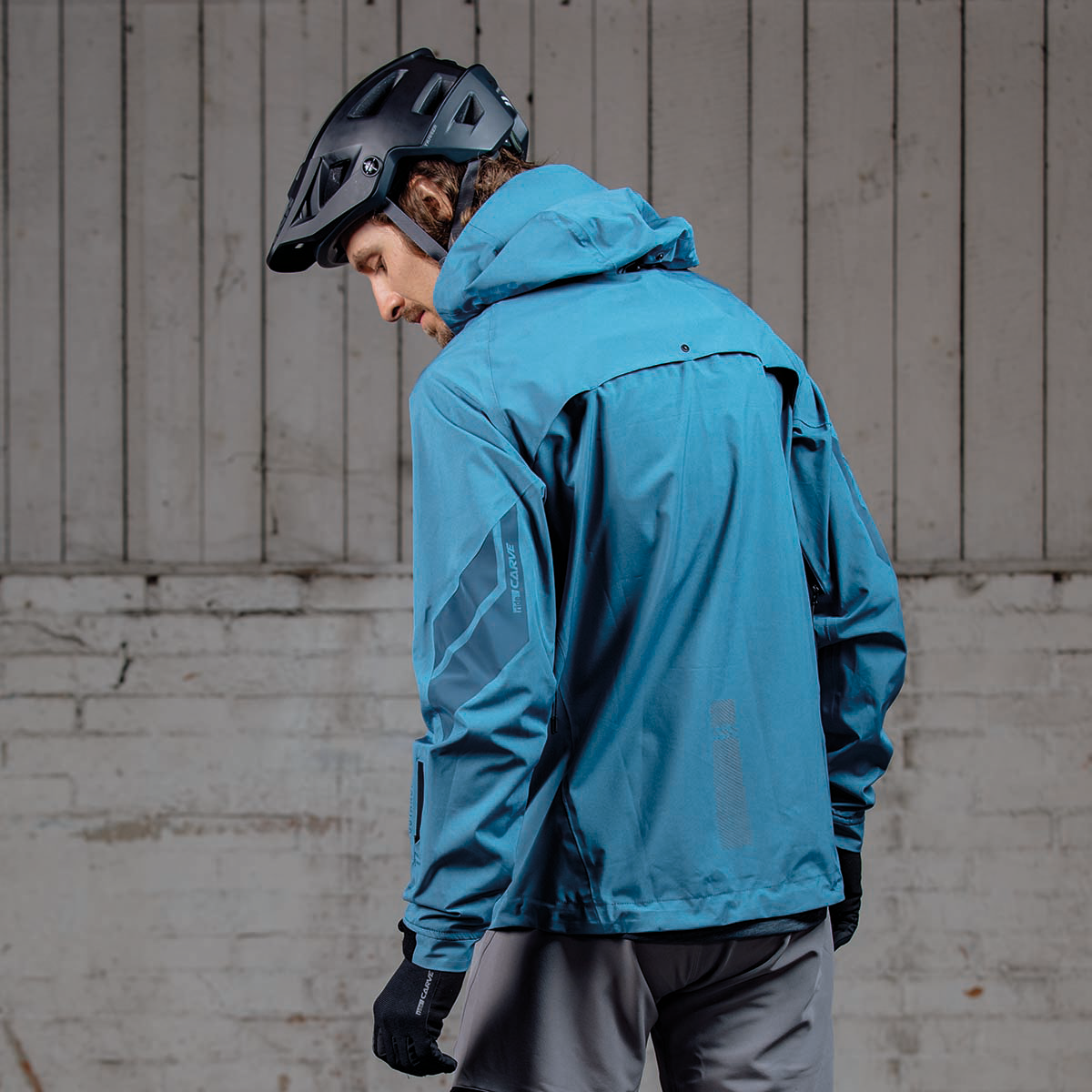 iXS Carve All Weather Jacket - Waterproof Windproof Cycling Jacket for Men & Women - Perfect for Mountain Biking, Commuting & Outdoor Adventures