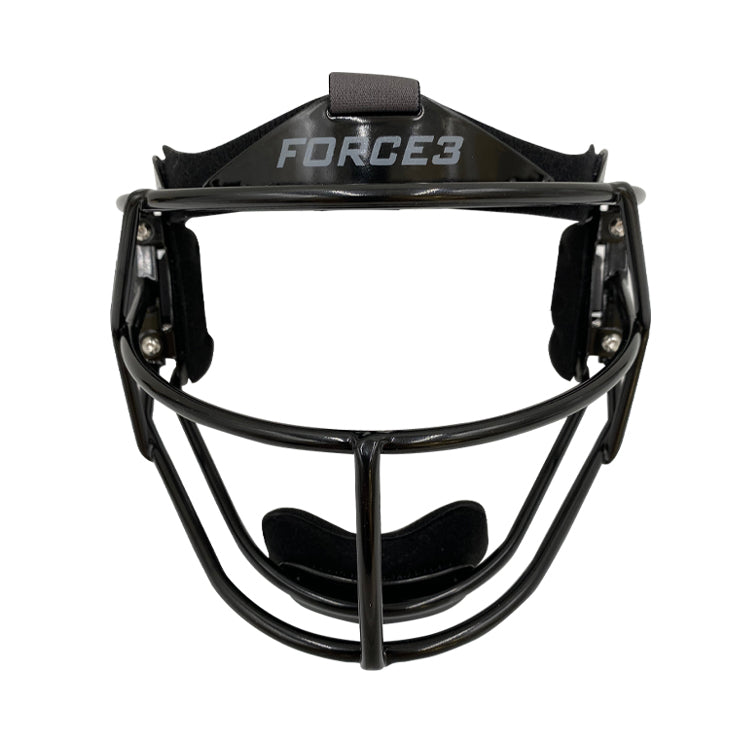 FORCE3 Softball Fielder Defender Mask - Lightweight Protective Face Guard for Fastpitch & Slowpitch Softball Players - Ideal for Infield, Outfield & Practice Sessions