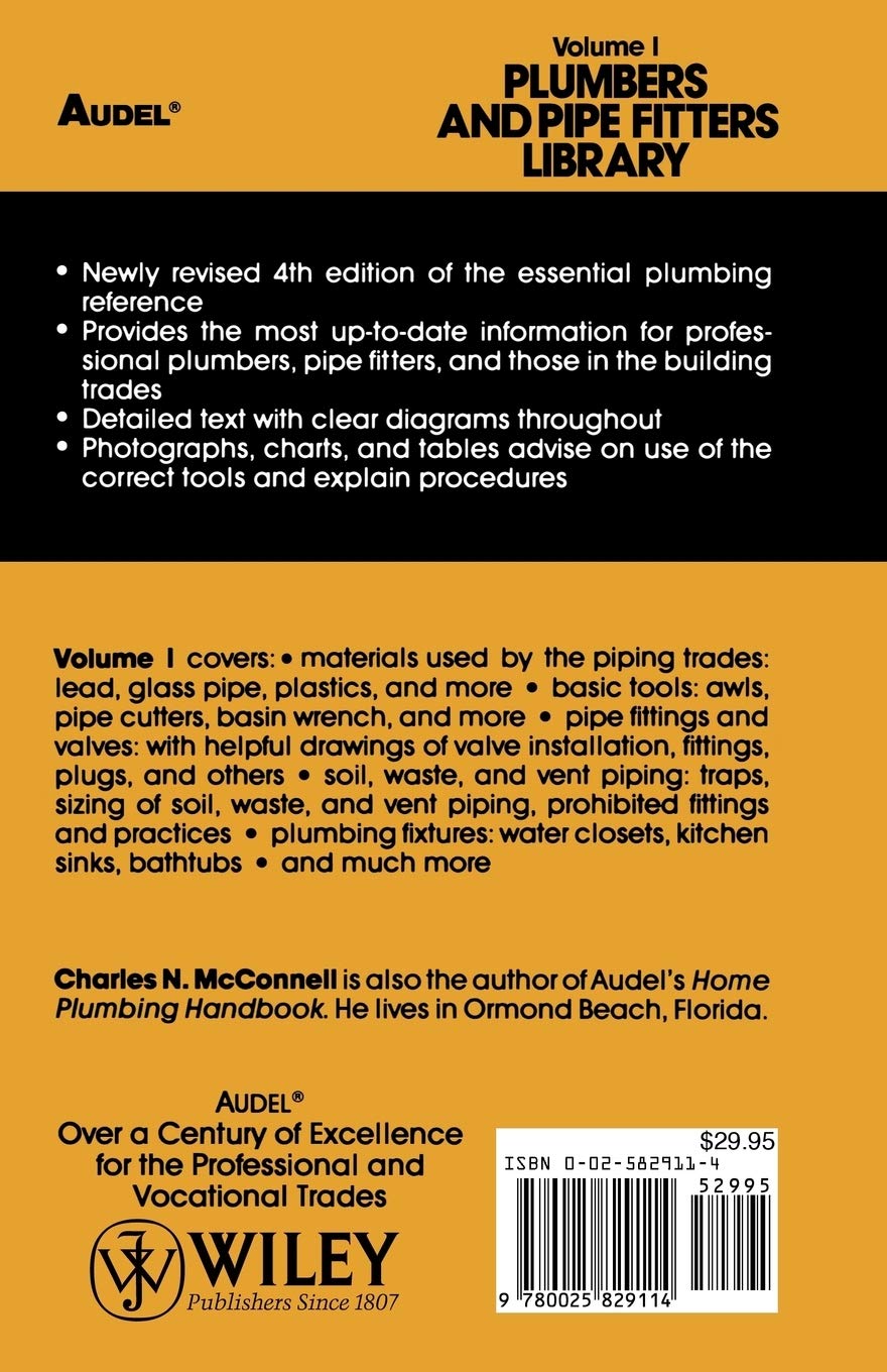 Plumbers & Pipe Fitters Library Vol.1: Materials, Tools & Roughing-In Guide - Essential Plumbing Reference for Professionals & DIY Home Repairs