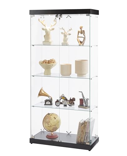 Black With 4 Shelves,led