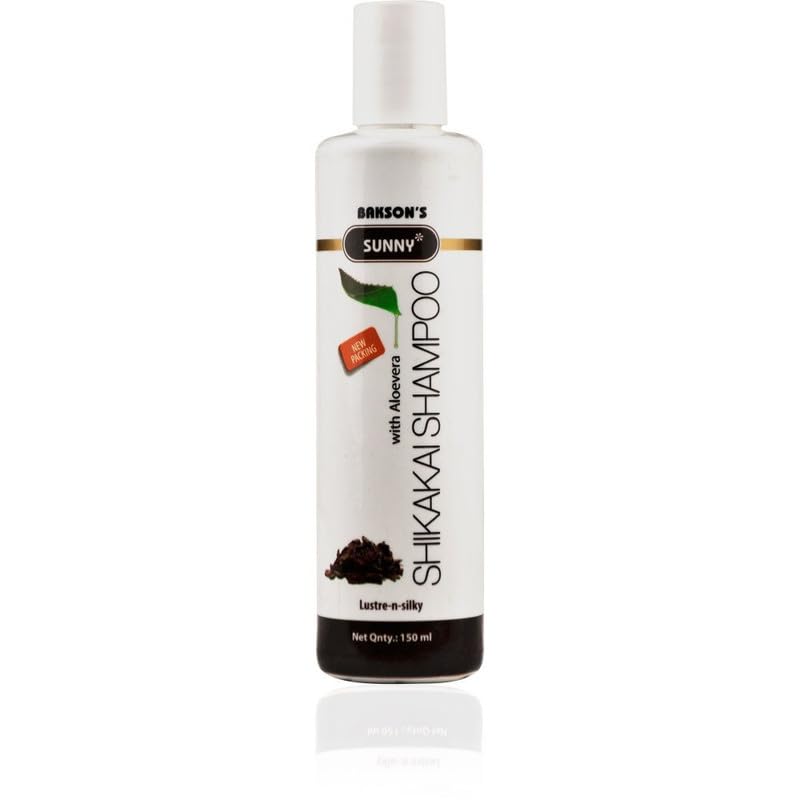 Homoeomeds Sunny Shikakai Shampoo with Aloe Vera 150ml - Ayurvedic Herbal Hair Care for Dry & Damaged Hair - Sulfate-Free & Natural Ingredients - Perfect for Daily Use & Scalp Nourishment