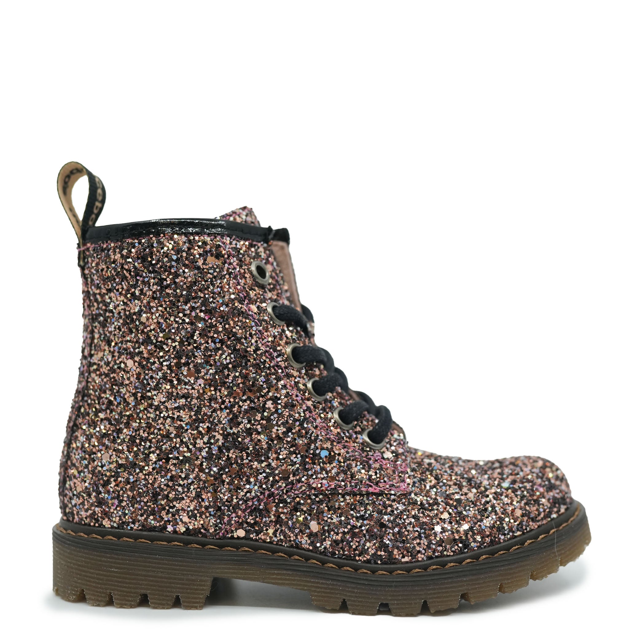 Acebos Women's Pink Glitter Zipper Boots - Stylish Knee High Winter Fashion Boots for Party, Night Out & Holiday Outfits