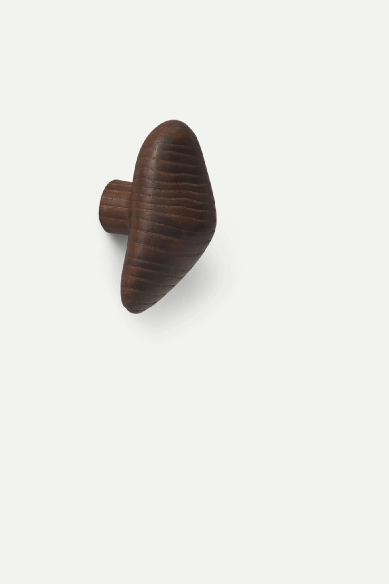 Ferm Living Cairn Hooks - Set of 2 Dark Brown Wall Hooks for Coats, Hats & Bags | Rustic Home Decor for Entryway, Bedroom & Bathroom Organization
