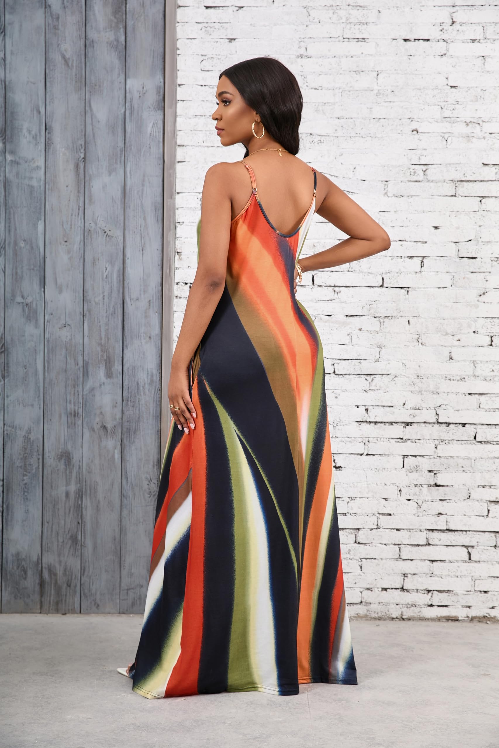 BessCops Women's Plus Size Summer Maxi Dress 2025 - Sleeveless Loose Long Sundress with Pockets | Casual Sexy Fashion for Beach, Vacation & Everyday Wear