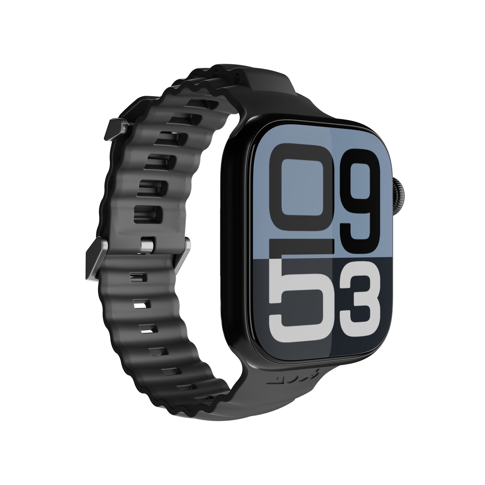 Premium Active Apple Watch Band - Midnight Black - Comfortable & Durable Sport Strap for Workouts, Running & Everyday Wear