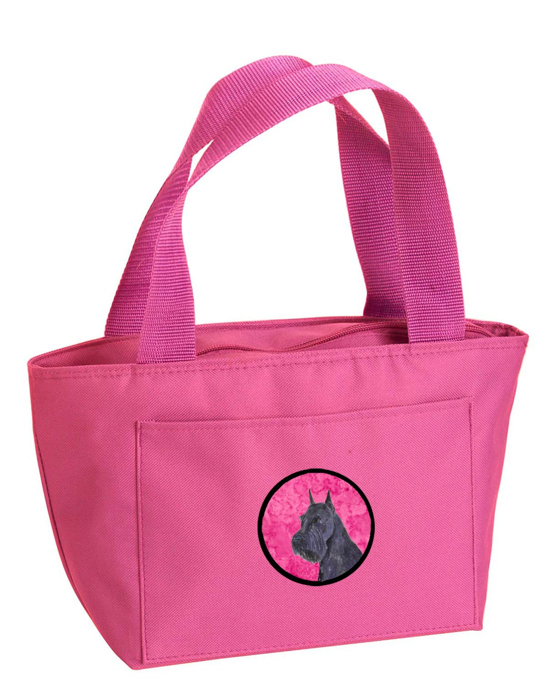 Pink Schnauzer Insulated Lunch Box Tote Bag - Large Reusable Lunch Bag for Women & Men - Caroline's Treasures SS4799-PK-8808 - Perfect for Work, School, Picnics & Outdoor Activities