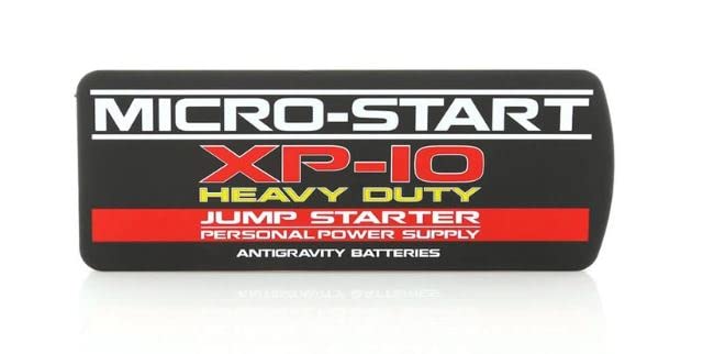 Micro Start XP-10 Ultra Portable Jump Starter (650A) - Compact Power Bank for Cars, Trucks & Diesel Engines | 18,000mAh Battery for Charging Phones & Electronics | Emergency Roadside Kit with Carrying Case | Perfect for Camping, Road Trips & Power Outages