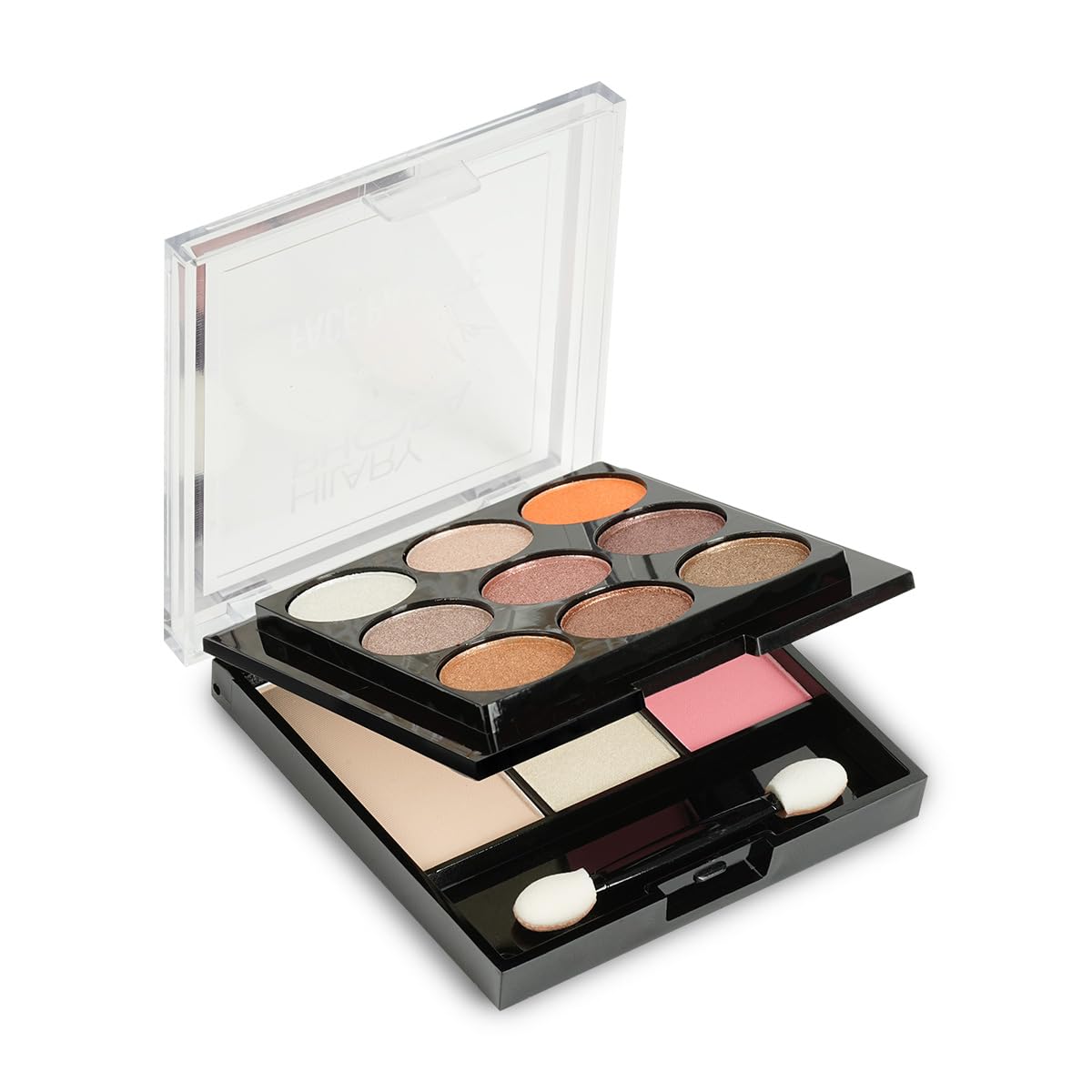 Hilary Rhoda Glow Up Face Palette - Blush, Highlighter, Powder & Eyeshadows | Highly Pigmented Makeup Palette | 4 Shades Available | 20.6g (Shade 01) | Perfect for Contouring, Highlighting & Everyday Glam Makeup Looks