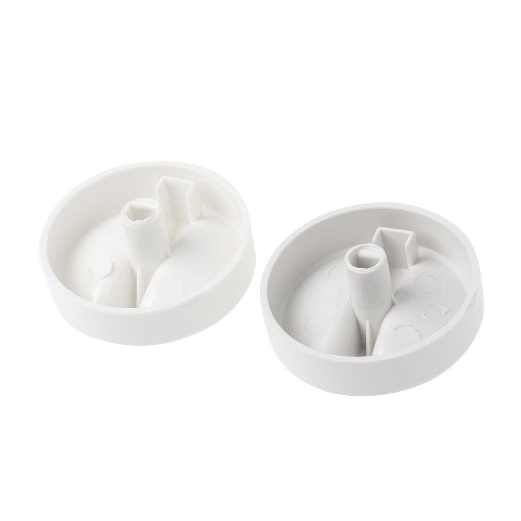 JENOR 2-Pack Universal Microwave Oven Knob Timer Control Switch Replacement Parts - Perfect for Whirlpool, GE, Samsung & More - Easy DIY Repair for Broken Microwave Dials