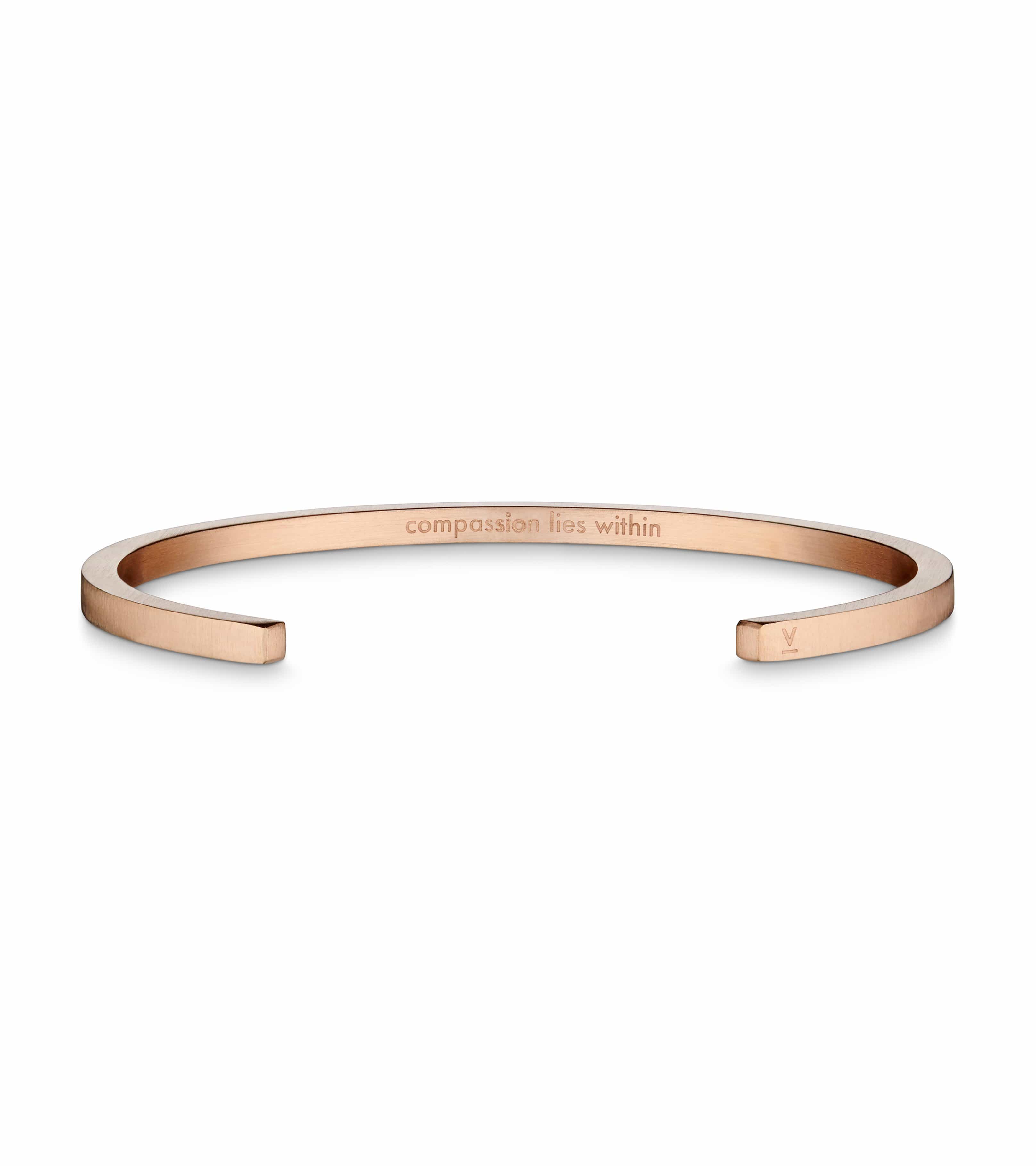 Ilse Collection 316L Stainless Steel Rose Gold Bangle Bracelet for Women - Elegant Jewelry Gift for Anniversary, Birthday & Everyday Wear