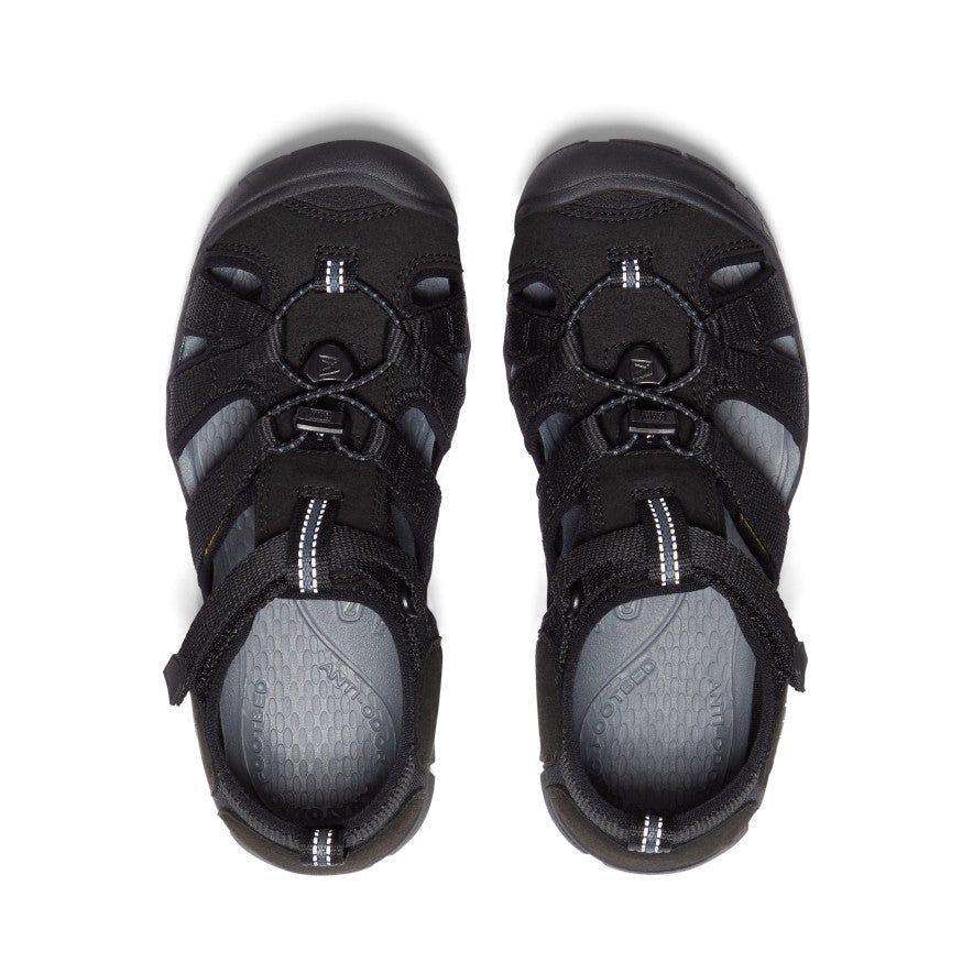 Seacamp II CNX Big Kids' Water Shoes - Black/Grey for Beach, Pool & Outdoor Adventures