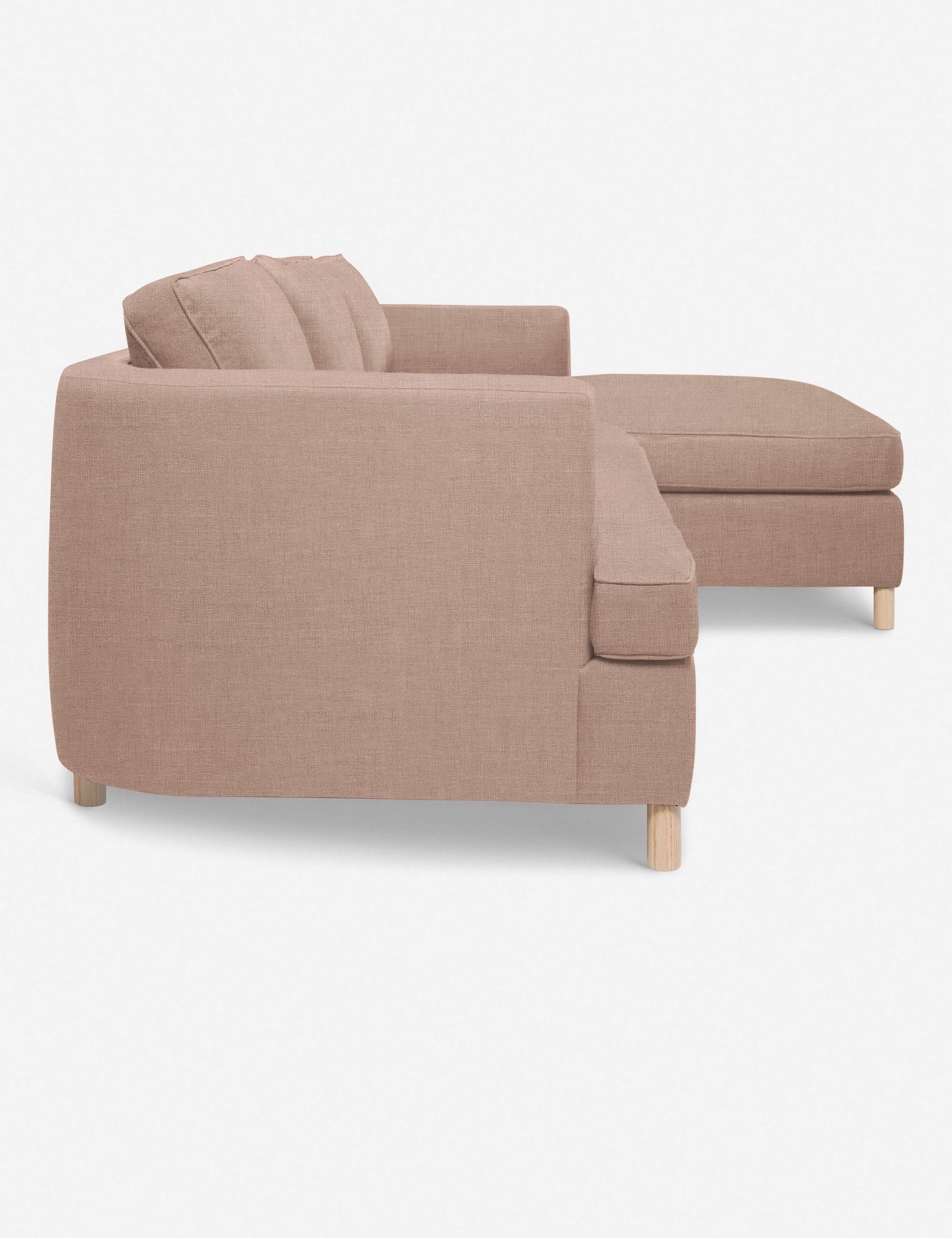 Belton Sectional Sofa by Ginny Macdonald - Modern L-Shaped Couch for Living Room, Family Room & Home Theater | Comfortable Fabric Upholstery with Reversible Chaise