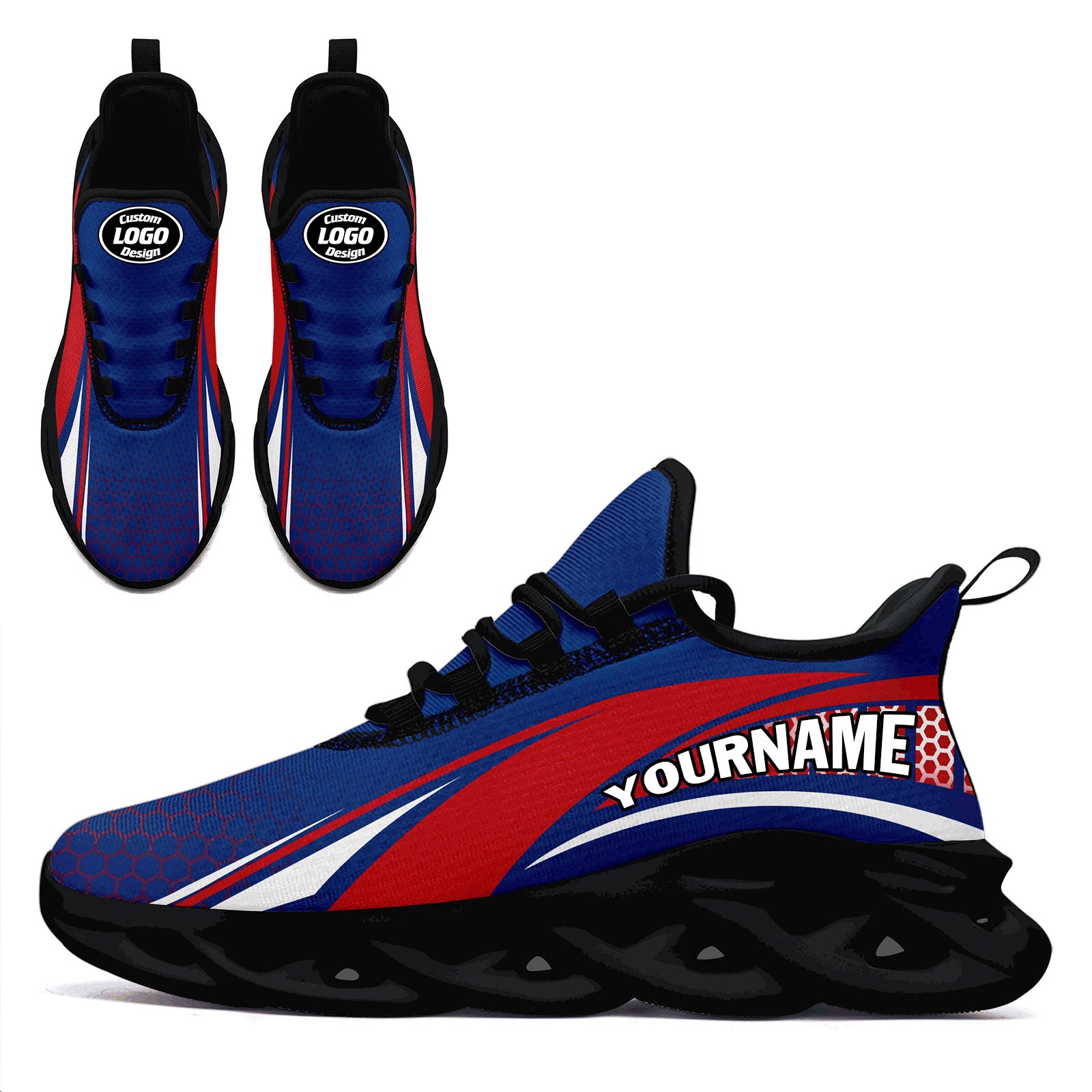 Custom Maxsoul Personalized Sneakers for Men & Women - Breathable Running Shoes FN003 E025022 Size 28 - Perfect for Gym Workouts, Jogging & Casual Wear
