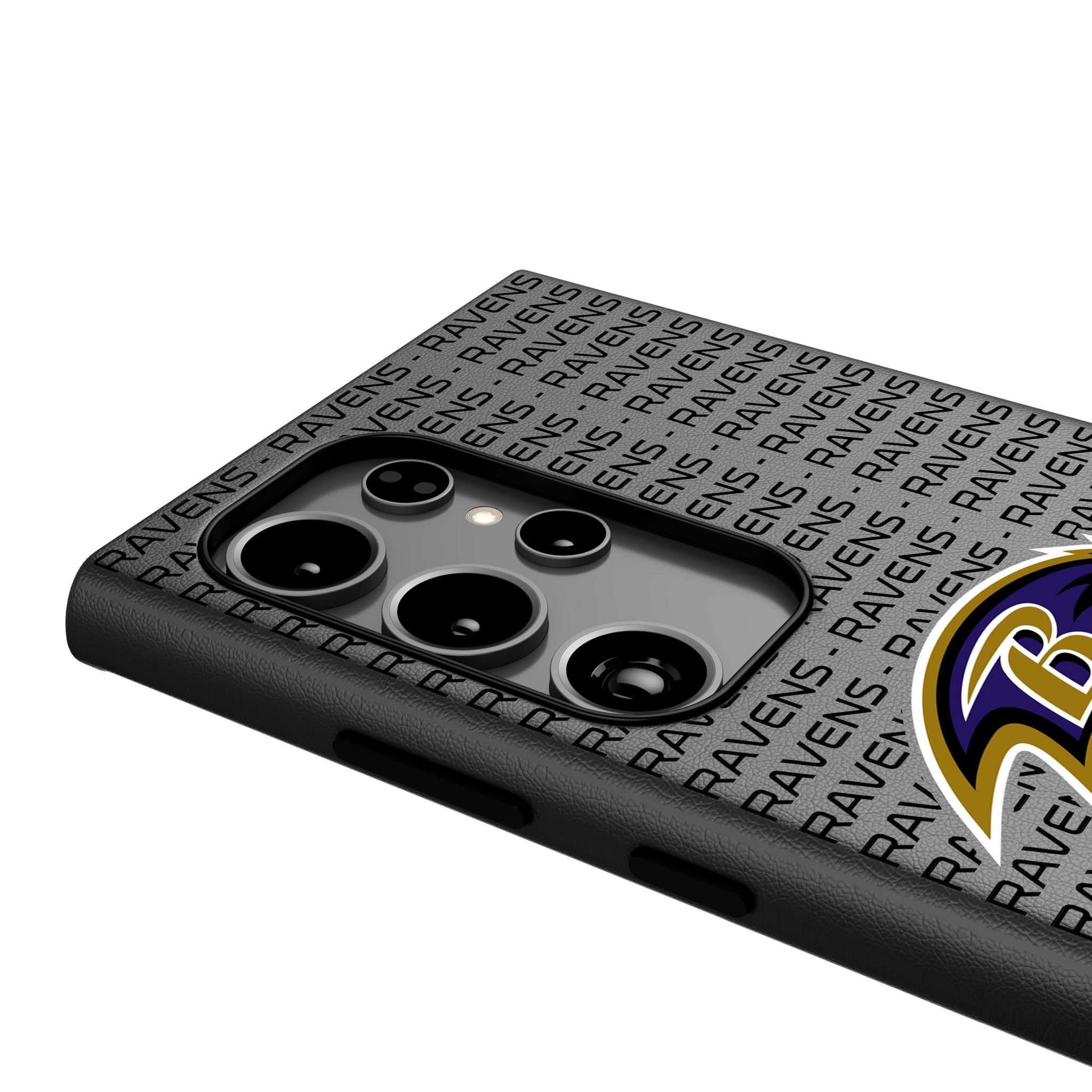 Baltimore Ravens MagSafe Compatible Phone Case for Samsung Galaxy - Durable Text Backdrop Design - Perfect for Game Day, Travel & Everyday Use