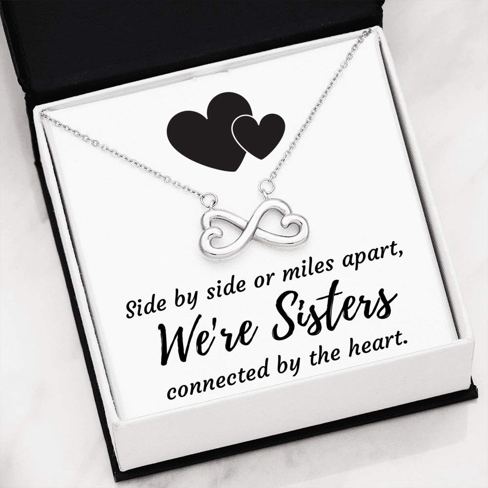 Infinity Necklace for Women - Best Friend & Sister Gift with Message Card & Gift Box - Perfect for Birthdays, Anniversaries & Special Occasions