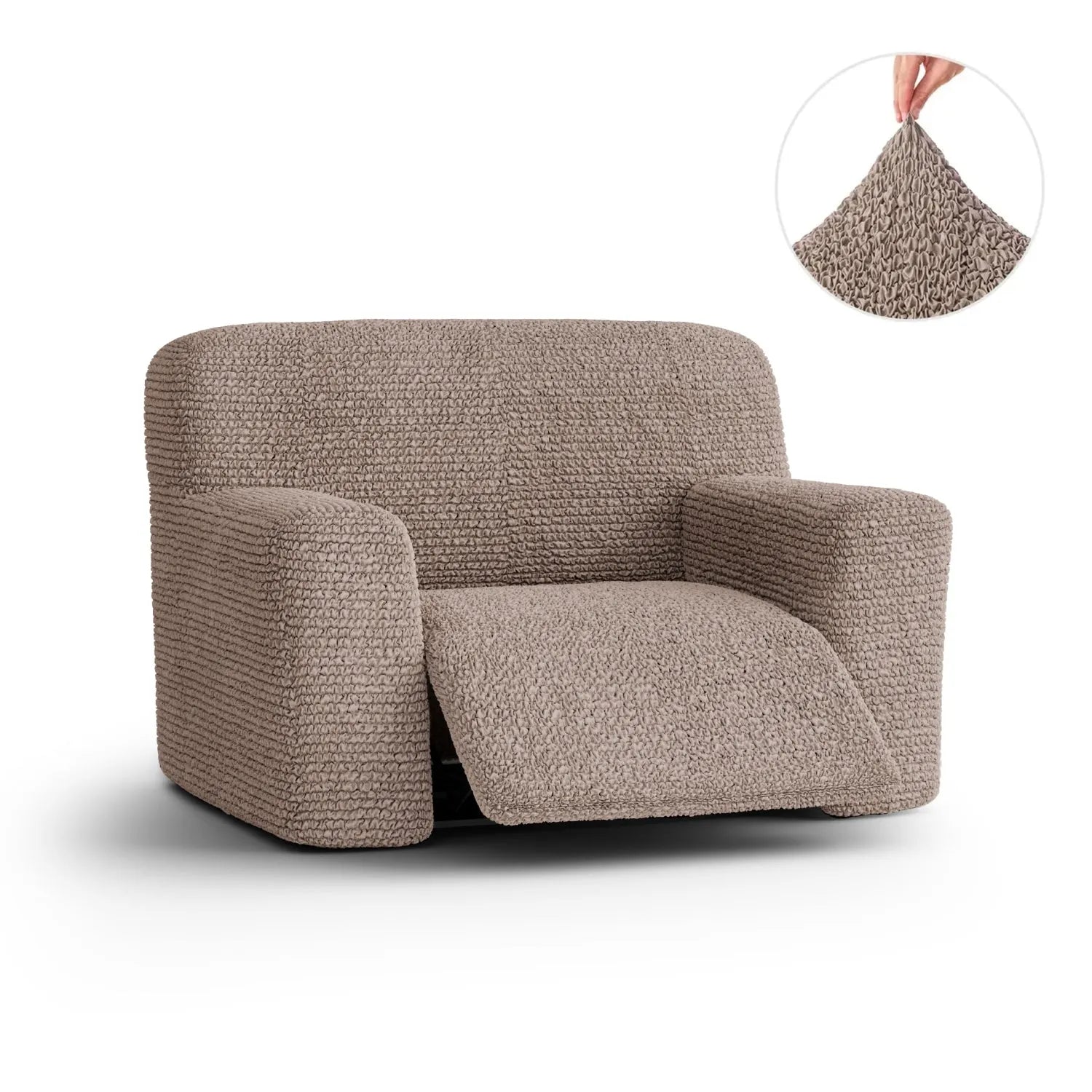 Large Reclining Armchair Slipcover - Microfiber Collection | Durable & Stylish Furniture Protector for Living Room, Home Theater & Office