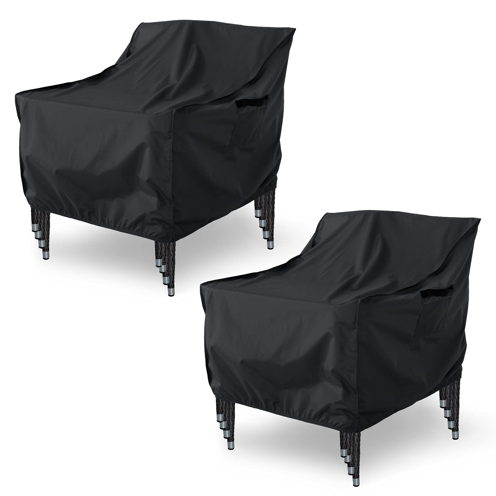 Waterproof & UV-Resistant Tempera Patio Chair Covers - Tear-Resistant Outdoor Furniture Protection (25.5