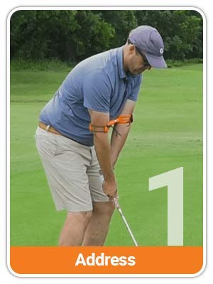 LC-1 Golf Swing Trainer - Linear Compression Training Aid for Men & Women - Improve Swing Mechanics Fast - Perfect for Driving Range & Home Practice