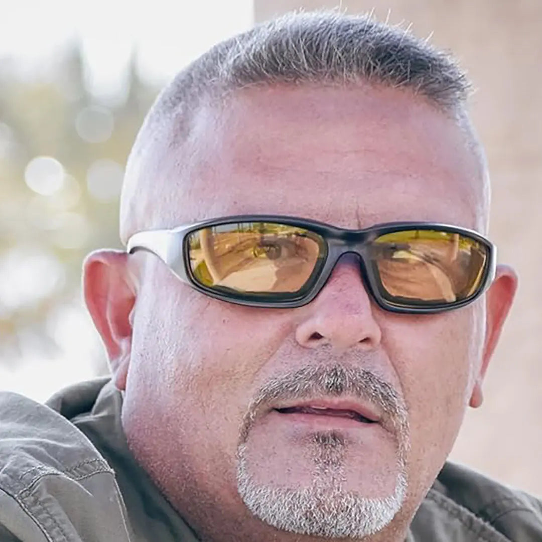 Global Vision Kickback Motorcycle Sunglasses - Polarized UV Protection for Riding, Driving & Outdoor Sports