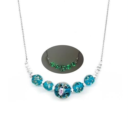 Necklace-Teal
