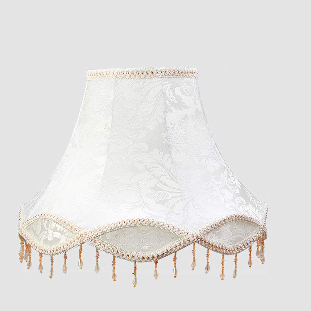 Vintage European Fabric Drum Lampshade - Modern Linen Table Lamp Shade for E27 Bulbs | Bedroom, Living Room & Office Lighting Decor