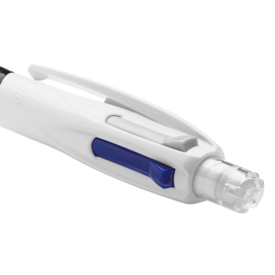 BIC 4-Color Ballpoint Pen with Black, Blue, Red & Green Ink - Perfect for Office, School & Note Taking