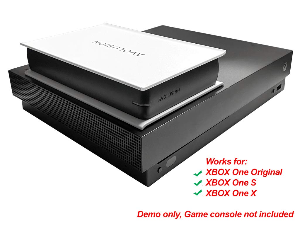 Avolusion PRO-5X Series 12TB USB 3.0 External Hard Drive for Xbox One Original/S/X - White (Renewed) - Expand Storage for Games, Movies & Media Files - Perfect for Gaming, Entertainment & Data Backup