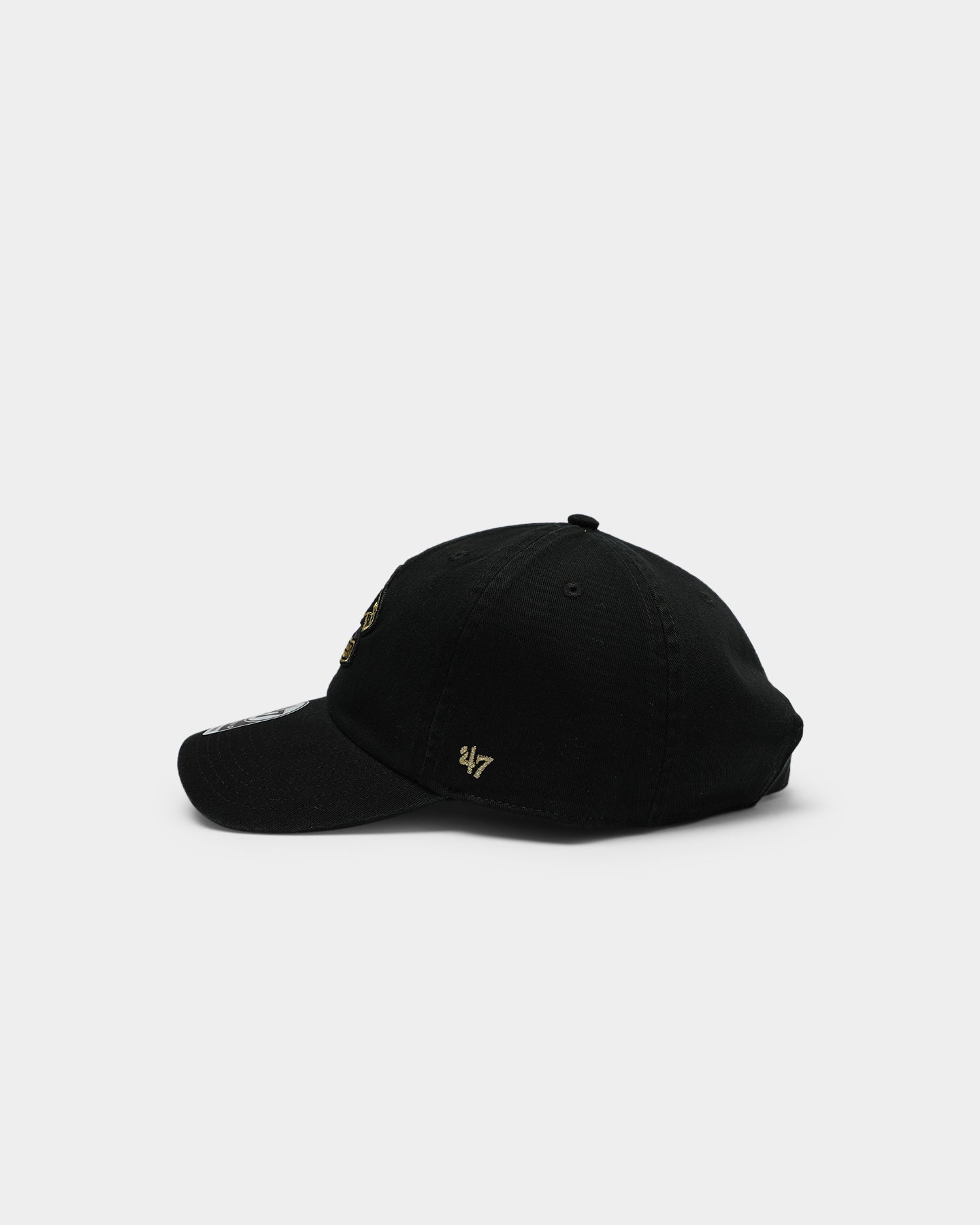 47 Brand Vancouver Canucks Black/Gold Adjustable Strapback Hat - Official NHL Snapback Cap for Men & Women - Perfect for Game Day, Streetwear & Casual Outfits