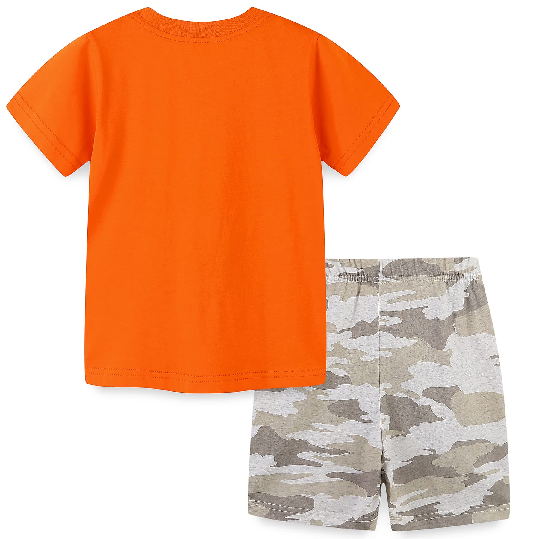 **Baby Boys' Cotton Short Sleeve T-Shirt & Shorts Set - Soft & Comfortable Toddler Outfit for Playtime & Summer Adventures**