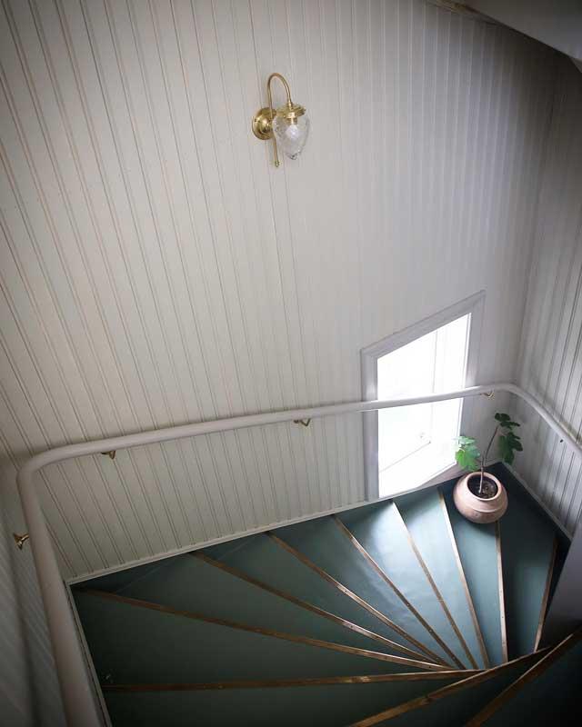 Brass LED Handrail Bracket - Sturdy & Elegant Lighting Fixture for Stairs, Hallways & Outdoor Railings