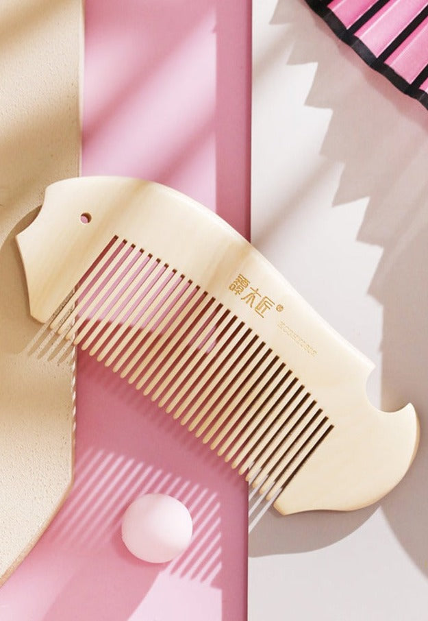 Handmade Natural Wood Hair Comb for Women & Men - Eco-Friendly Detangling & Styling for Healthy Hair - Perfect for Daily Use, Travel & Gifts