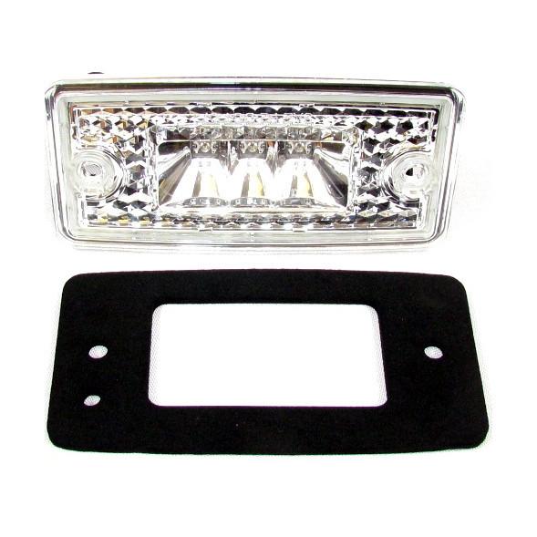 Fortpro 4 9/16 x 2 1/4 Inch LED Cab Light with 3 Super Bright LEDs - Perfect for Truck, RV, and Off-Road Vehicle Interior Lighting