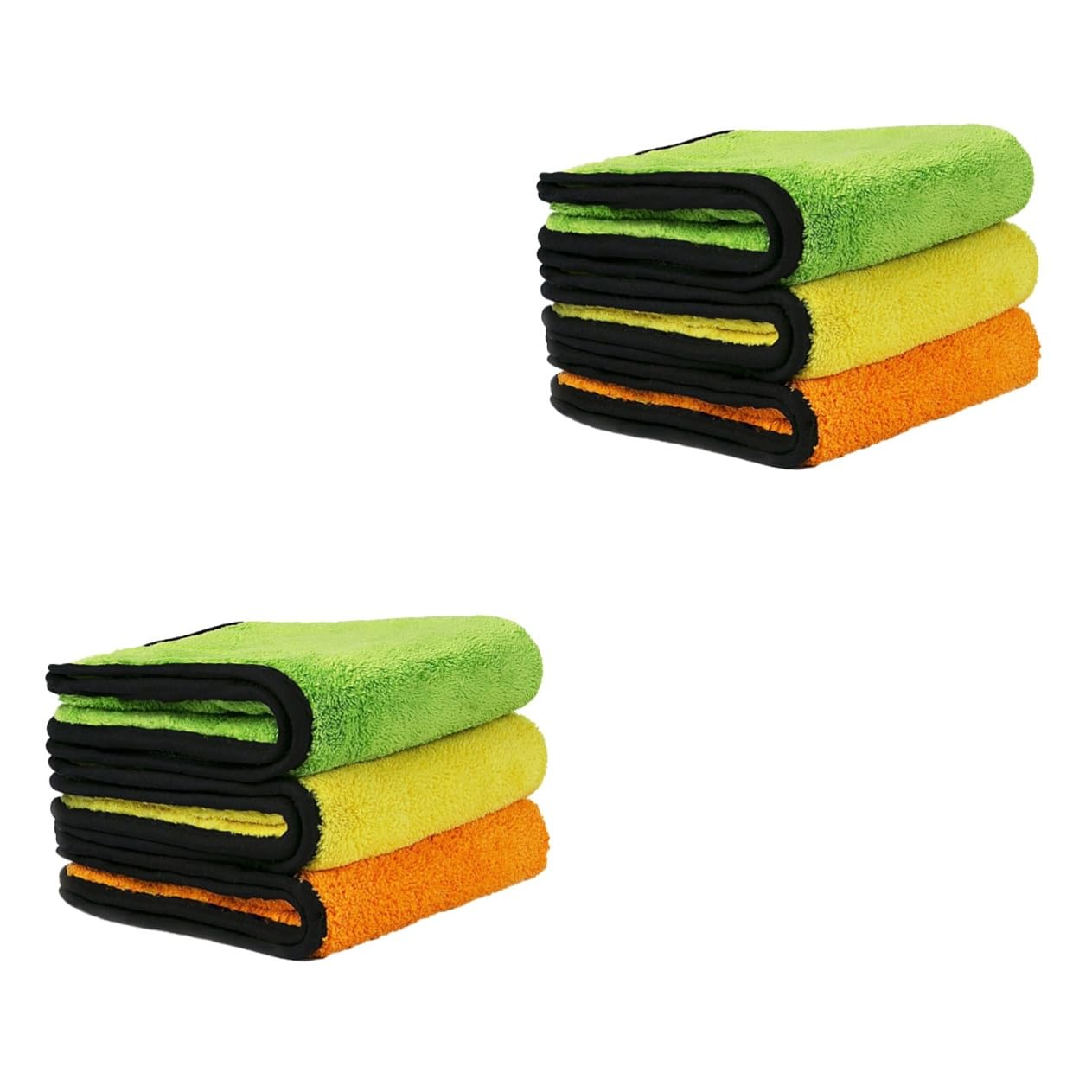 VICASKY 6-Pack Premium Microfiber Car Cleaning Towels - Super Absorbent, Scratch-Free Auto Detailing Towels for Car Washing, Drying & Waxing - Perfect for Cars, Trucks, SUVs & Motorcycles