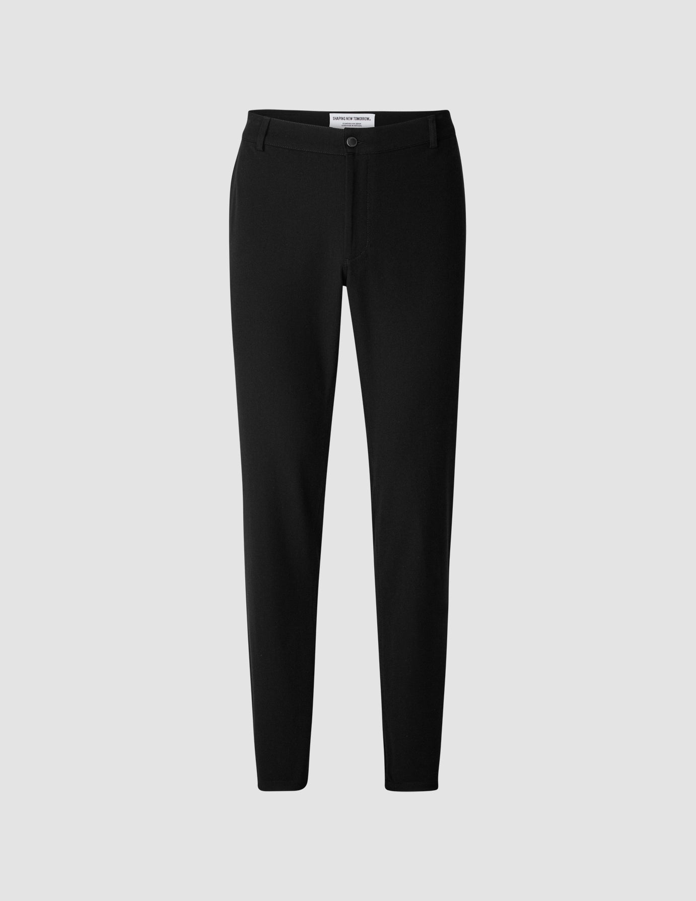 GEN2 Slim Fit Black Pants for Men - Comfortable Stretchable Trousers for Work, Office & Casual Wear